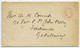 QV : CAMEO / EMBOSSED - ONE PENNY / PRE-PAID STATIONERY / GODALMING, FORELANDS (PARRY, CONNOR) - Briefe U. Dokumente