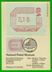 1984 Great Britain GB UK QEII 1 May Maxi Card Frama NPM ATM Automatenmarken Distributeur Machine Stamps - Post & Go (distributeurs)