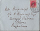 Handwritten Ink Letter Cover 1939  To  - Alwar Rajputana - Alwar PO Postal Mark - Alwar