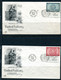 USA 1956 UN 8 FDC Covers  Sc 41-8 Stamps In Block Of 4  12666 - Lettres & Documents