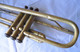 Delcampe - Alte Trompete Der Firma Meinel & Herold Klingenthal Im Kasten (101496) - Musikinstrumente