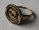 Klassischer Alter 333er Gold Damenring Mit Grünem Stein (114384) - Ring