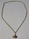 Elegante 333er Gold Damenkette Mit 375er Gold Ginkgoblatt Anhänger (153398) - Halsketten