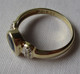 Hochwertiger 585er Gold Damenring Mit Diamanten Und Saphir (100838) - Anillos