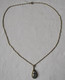 Wundervolle 333er Gold Halskette Mit Blauem Schmuckstein Anhänger (110965) - Collares/Cadenas