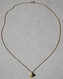 Charmante Kette Aus 585er Gold Mit Elegantem Ginkgoblatt Anhänger (126399) - Necklaces/Chains