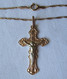 Schöner Kettenanhänger Kreuz Russland Mit Kette 585er Gold (134797) - Necklaces/Chains