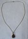 Eleganter 375er Gold Kette Mit 333er Gold Granatschmuck Anhänger (121686) - Necklaces/Chains