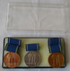 3 X DDR Medaillen Für Leistungen Im Bauwesen Gold Silber Bronze (108733) - RDT