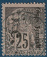 France Colonies Françaises Congo N°4Aa Oblitéré Dateur Bleu De LOANGO Variété Surcharge Verticale TTB Signé SCHELLER - Used Stamps