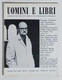 08391 Uomini E Libri N. 20 - Edizioni Effe Emme 1968 - Essays, Literaturkritik