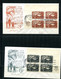 Delcampe - USA 1957 13 FDC Covers  Complete Year New York Office In Blocks Of 4 12669 - Covers & Documents