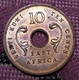 BRITISH EAST AFRICA 1964 , COIN TEN CENTS BRONZE (Post-Independence Issue). KM40. , Agomeza - British Colony