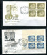 USA 1958 9 FDC Covers  New York Office In Blocks Of 4 (1 FDC Is Single Usage) 12670 - Covers & Documents