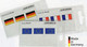 2x3 In Farbe Flaggen-Sticker Liechtenstein+EUROPA 7€ Kennzeichnung Alben Karten Sammlungen LINDNER 640+655 Flags FL CEPT - Stock Sheets
