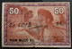 French Indochine Indochina Vietnam Viet Nam Laos Cambodia 50 Cents VF Banknote Note 1939 - Pick # 87e / 2 Photos - Indochina