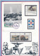 BELLE COLLECTION SUR 34 PAGES DE PRESENTATION SECONDE GUERRE MONDIALE POUR ETUDE AVEC TIMBRES BLOCS DOCUMENTS - Guerre Mondiale (Seconde)