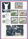 BELLE COLLECTION SUR 34 PAGES DE PRESENTATION SECONDE GUERRE MONDIALE POUR ETUDE AVEC TIMBRES BLOCS DOCUMENTS - Guerre Mondiale (Seconde)