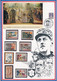 Delcampe - BELLE COLLECTION SUR 34 PAGES DE PRESENTATION SECONDE GUERRE MONDIALE POUR ETUDE AVEC TIMBRES BLOCS DOCUMENTS - Guerre Mondiale (Seconde)