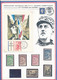 Delcampe - BELLE COLLECTION SUR 34 PAGES DE PRESENTATION SECONDE GUERRE MONDIALE POUR ETUDE AVEC TIMBRES BLOCS DOCUMENTS - Guerre Mondiale (Seconde)