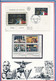 Delcampe - BELLE COLLECTION SUR 34 PAGES DE PRESENTATION SECONDE GUERRE MONDIALE POUR ETUDE AVEC TIMBRES BLOCS DOCUMENTS - Guerre Mondiale (Seconde)