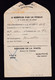 DDBB 396 - Avis D' Encaissement TP 74 Annulé Roulette - BRUXELLES 1909 Vers E. Versé Van Roye à BXL - Dépliants De La Poste