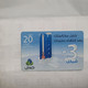 PALESTINE-(PA-G-0061)-Minus 3-(278)-(20₪)-(886-894-536-3504)-(1/1/2020)-used Card-1 Prepiad Free - Palästina