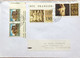 VATICAN USED 2000, COVER TO ITALY,4  STAMPS, ROMAN EMPIER ,ARCHEOLOGY,MONUMENT,BUILDING,ARCHITECTURAL,CULTURE,EARLY DRES - Brieven En Documenten