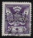 PERFIN CECOSLOVACCHIA-1920/25-valore Usato Da 5 H. Serie Corrente Con Perforazione - PERFIN - In Buone Condizioni. - Perforadas