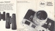 1968 Leica Leitz Wetzlar Germany Projectors Cameras Lenses Prospect Brochure - Lentilles