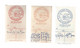 Ticket De Pesée ,LA FARINE LAROUSSE , 1958,1959 Et 1960,  Pharmacie Colas ,Argenton,Indre ,LOT DE 3 TICKETS - Ohne Zuordnung