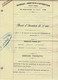 SUPERBE 1898 DOSSIER COMPLET DE DEPOT DE BREVET ET BREVET DELIVRE + PLAN MM. BOUDET ET MELET MENUISERIE B.E. VOIR DETAIL - Maschinen