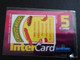 ST MARTIN  INTERCARD  CROUSTI BREAD     5 EURO /   INTER 125 / MINT CARD    ** 9240 ** - Antille (Francesi)