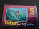 ST MARTIN  INTERCARD  ROBERT DAGO  SURF          5 EURO /   INTER 136 / MINT CARD    ** 9254 ** - Antilles (French)