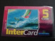 ST MARTIN  INTERCARD  ROBERT DAGO  VOILE           5 EURO /   INTER 138 / MINT CARD    ** 9255 ** - Antilles (French)