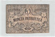 011318 "L.RE CINQUE CORRENTI . MONETA PATRIOTTICA - 1848" BANCONOTA PROVVISORIA DATATA VENEZIA 1848,ORIG - [ 4] Emissioni Provvisorie