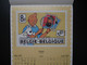 RARE CALENDRIER TINTIN HERGE .LA POSTE BELGIQUE . 1995 . GASTON FRANQUIN . SCHTROUMPF PEYO . BOULE ET BILL ROBA . ... - Andere & Zonder Classificatie