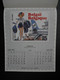 Delcampe - RARE CALENDRIER TINTIN HERGE .LA POSTE BELGIQUE . 1995 . GASTON FRANQUIN . SCHTROUMPF PEYO . BOULE ET BILL ROBA . ... - Andere & Zonder Classificatie