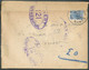 N°141 - 25  Cent. Obl. Sc NAMUR 2 Sur Enveloppe Du 31-XII-1918 Vers La Croix-Rouge De Genève (SUISSE) + Bande Contrôle P - Autres & Non Classés