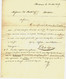 FAMILLE NOBLESSE D’EZPELETA  1839  Sign.  Inigo D’Ezpeleta Banque Negoce Navigation  Bordeaux  =>Huth Banque LONDRES - Sonstige & Ohne Zuordnung