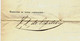 FAMILLE NOBLESSE D’EZPELETA  1839  Sign.  Inigo D’Ezpeleta Banque Negoce Navigation  Bordeaux  =>Huth Banque LONDRES - Other & Unclassified