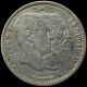 LaZooRo: Belgium 2 Francs 1880 VF / XF Scarce - Silver - 2 Frank