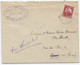 BELGIQUE - COB 749 1F35 CARMIN ADRIEN GERLACHE 5C RELAIS POTTES SUR LETTRE FRONTALIERE POUR CROIX, 1948 - Cartas & Documentos