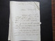 Frankreich 1830 Brief An General Jacques Charles Dubois In Angers Mit Autograph / Unterschrift / Militaria - Documenti