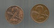 Monnaie , SUISSE , 2 Rappen ,1951 B , 1958 B , LOT DE 2 MONNAIES - Altri & Non Classificati