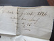 Schweiz 20.6.1826 L1 Basel Und Ra3 Suisse Par Huningue / Grenzrayon Blauer Taxvermerk 11 Faltbrief Mit Inhalt Nach Niort - ...-1845 Prefilatelia