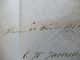 Delcampe - USA / Cuba Havana Forwarded Letter / Shippost 22.2.1851 Schiffspost Roter Ra 2 Colonies Faltbrief Mit Inhalt Nach Paris - Voorfilatelie