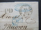 AD Hamburg K1 Hamburg Th&T 12.6.1863 PD Und Blauer K2 Tour T 2 Erquelines Firmenstempel Salomon Simon (Judaika) - Hamburg (Amburgo)