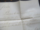 Delcampe - Italien 16.2.1855 Livorno - Marseille Schiffspost Voie E Mer Blauer Stempel Tosc.1. S. E. Marseille Faltbrief Mit Inhalt - Toscana