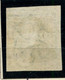 BELGIQUE - COB 1  10C BRUN EPAULETTES MARGE OBLITERE - 1849 Hombreras